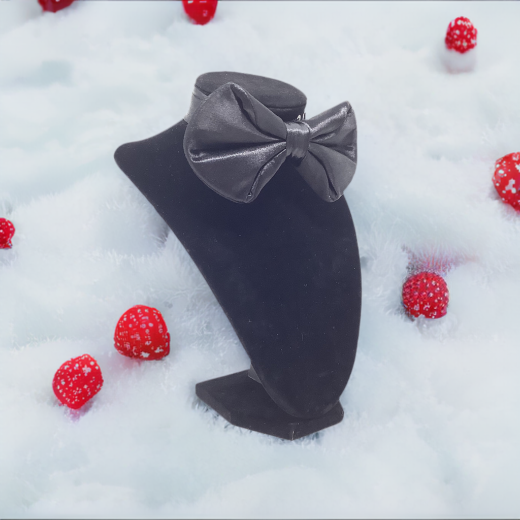 Classic Black Bow Tie - 01
