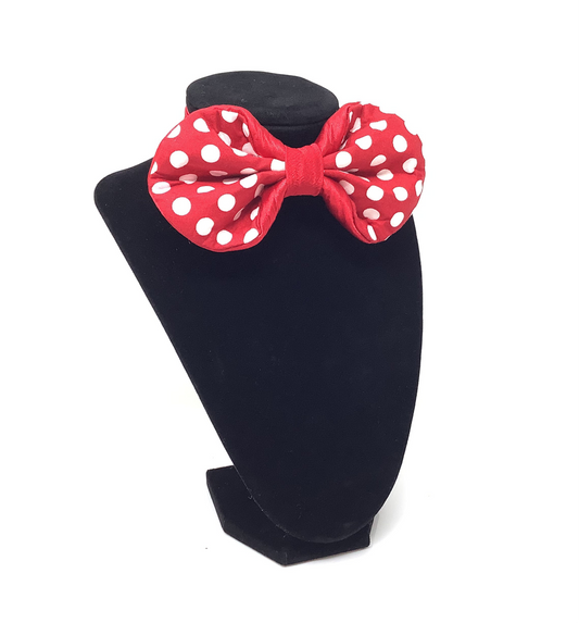 Scarlet Dots Bow Tie
