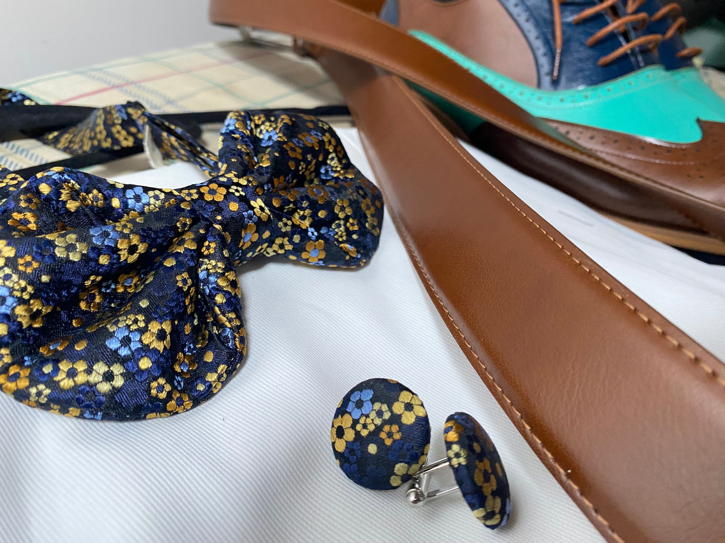Midnight Bloom Bow Tie