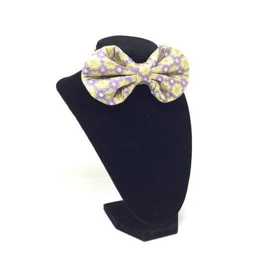 Golden Lilac Bow Tie