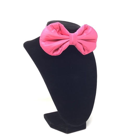 Fuchsia Flame Bow Tie